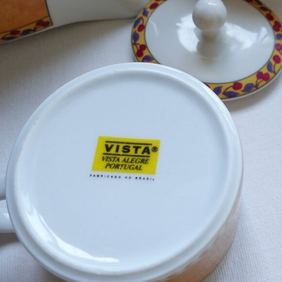 Elegant Vista Alegre Portugal Tea Set - 5 Pieces - Picture 8 of 16
